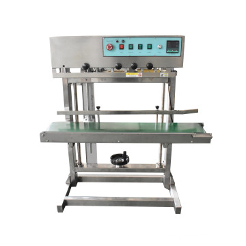 Continuous Vertical Stand Up Pouch Film band sealer